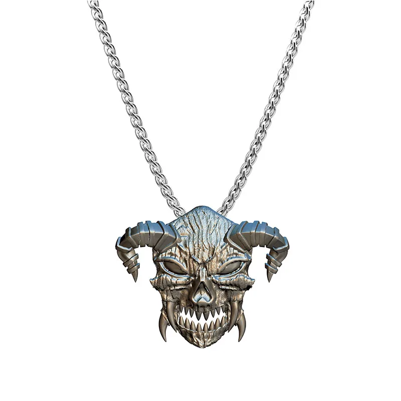 YUNAMENG 2021 single skull Europe and America brand new men and women couple pendant necklace retro alloy custom-made
YUNAMENG 2021 single skull Europe and America brand new men and women couple pendant necklace retro alloy custom-made