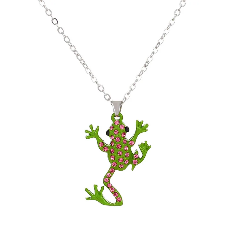 Frog Gold Color Green Crystal Stone Charm Statement Necklaces & Pendants Animal Jewelry For Women Fashion Boho Necklace
Frog Gold Color Green Crystal Stone Charm Statement Necklaces & Pendants Animal Jewelry For Women Fashion Boho Necklace