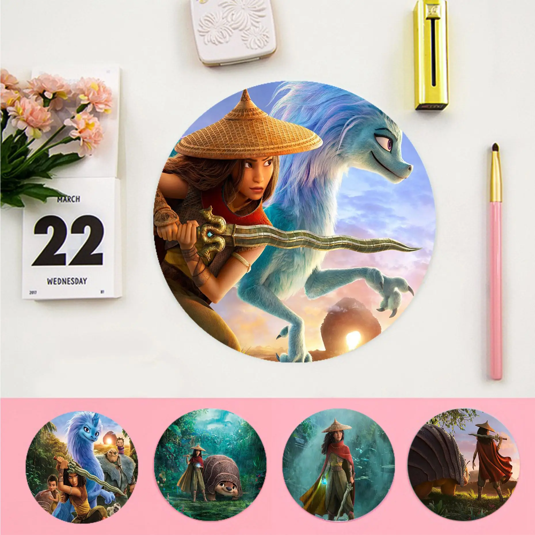 Non Slip PC Disey Raya and The Last Dragon Beautiful Anime round Mouse Mat gaming Mousepad Rug For PC Laptop Notebook
Non Slip PC Disey Raya and The Last Dragon Beautiful Anime round Mouse Mat gaming Mousepad Rug For PC Laptop Notebook