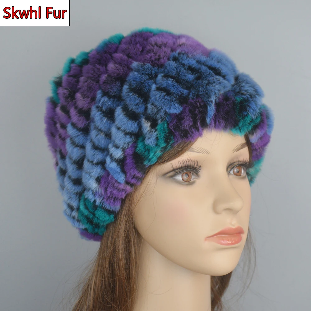 Fashion Genuine Rex Rabbit Fur Hat Snow Cap Winter Hats for Women Girls Real Fur Knitting Skullies Beanies Natural Fluffy Hat
Fashion Genuine Rex Rabbit Fur Hat Snow Cap Winter Hats for Women Girls Real Fur Knitting Skullies Beanies Natural Fluffy Hat