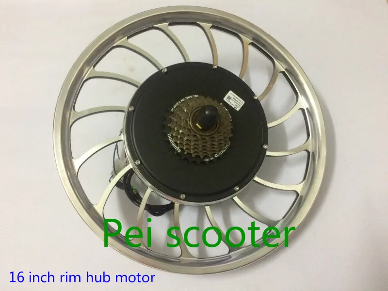 16 inch rim brushless hub wheel motor double shafts with freewheel phub-198
16 inch rim brushless hub wheel motor double shafts with freewheel phub-198