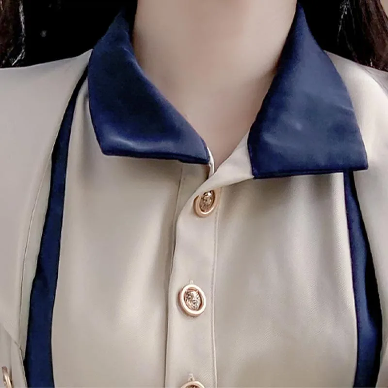 One-Piece 2020 Korean Style Spring Autumn Chic Dress French Elegant Temperament Dress Splicing Slim Waist Western Style Dresses
One-Piece 2020 Korean Style Spring Autumn Chic Dress French Elegant Temperament Dress Splicing Slim Waist Western Style Dresses