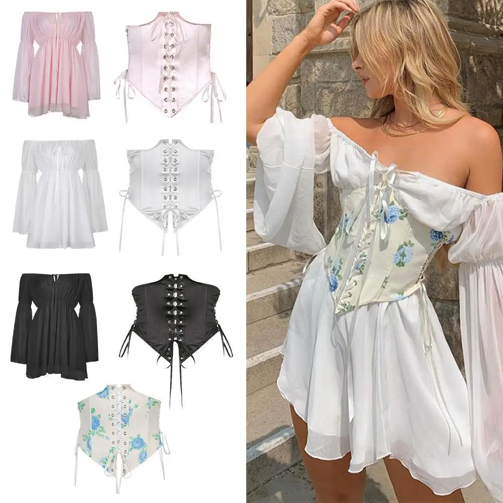 One Word Neck Flared Sleeve Dress Mini Dress Women Summer Beach Vacation Long Corset Bandage Sundress Party Casual Dresses
One Word Neck Flared Sleeve Dress Mini Dress Women Summer Beach Vacation Long Corset Bandage Sundress Party Casual Dresses
