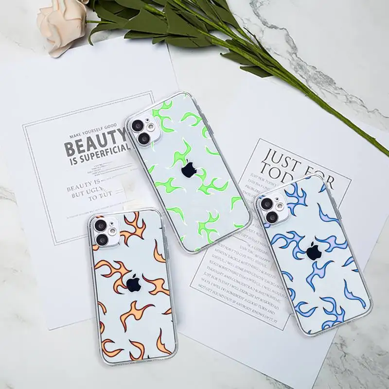 Blue Flame Fire Phone Case Transparent for Clear iPhone 11 12 8 7 6 6S Plus X 5S SE 2020 XR mini pro XS MAX
Blue Flame Fire Phone Case Transparent for Clear iPhone 11 12 8 7 6 6S Plus X 5S SE 2020 XR mini pro XS MAX