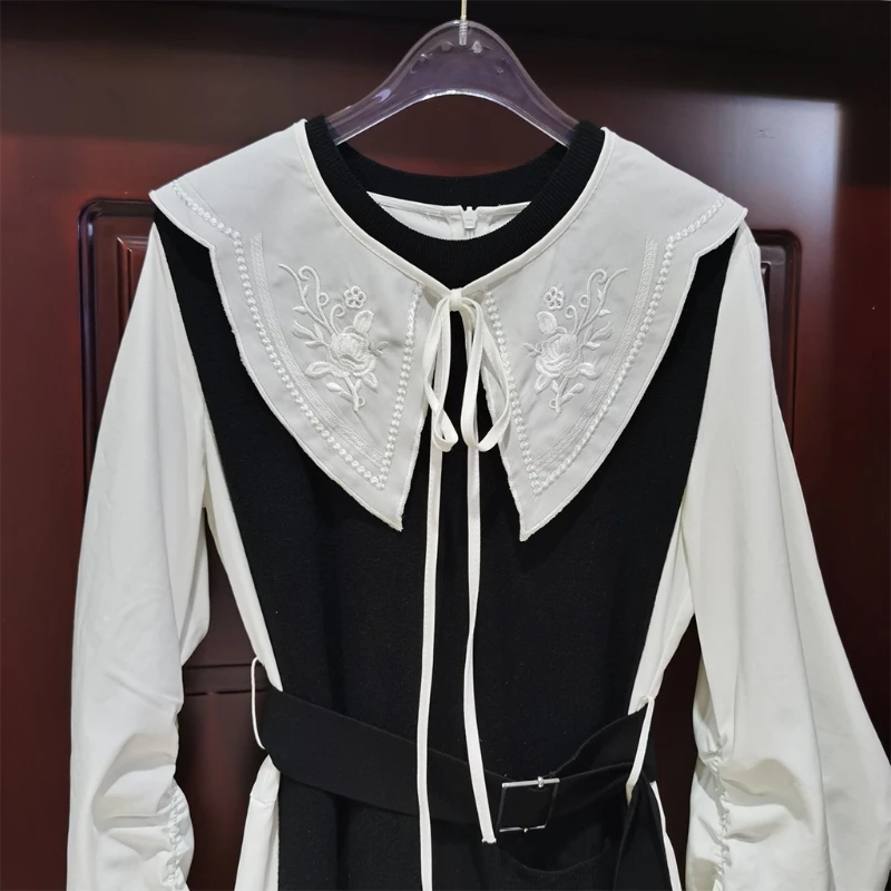 Embroidery Fake Collar Delicate Brim False Collars Detachable Collar Tether Closure Trendy Summer Dress Adornment
Embroidery Fake Collar Delicate Brim False Collars Detachable Collar Tether Closure Trendy Summer Dress Adornment