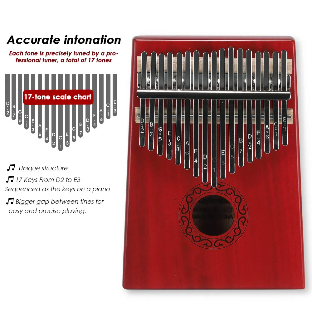 17 клавиш Kalimba большой палец фортепиано высокое качество дерево Mbira Тело Музыкальные инструменты с обучающей книгой Kalimba фортепиано Рождеств...
17 клавиш Kalimba большой палец фортепиано высокое качество дерево Mbira Тело Музыкальные инструменты с обучающей книгой Kalimba фортепиано Рождеств...