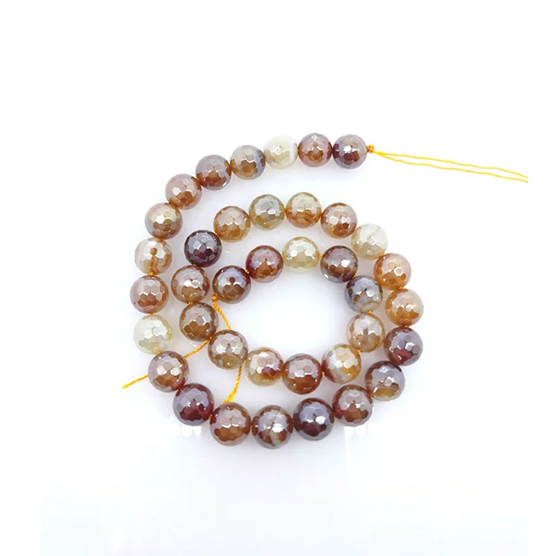 6mm-12mm Natural Gemstone Electroplating Colorful Color Agate Round Faceted Beaded Bracelet Jewelry Making Wealth Healthy Energy
6mm-12mm Natural Gemstone Electroplating Colorful Color Agate Round Faceted Beaded Bracelet Jewelry Making Wealth Healthy Energy
