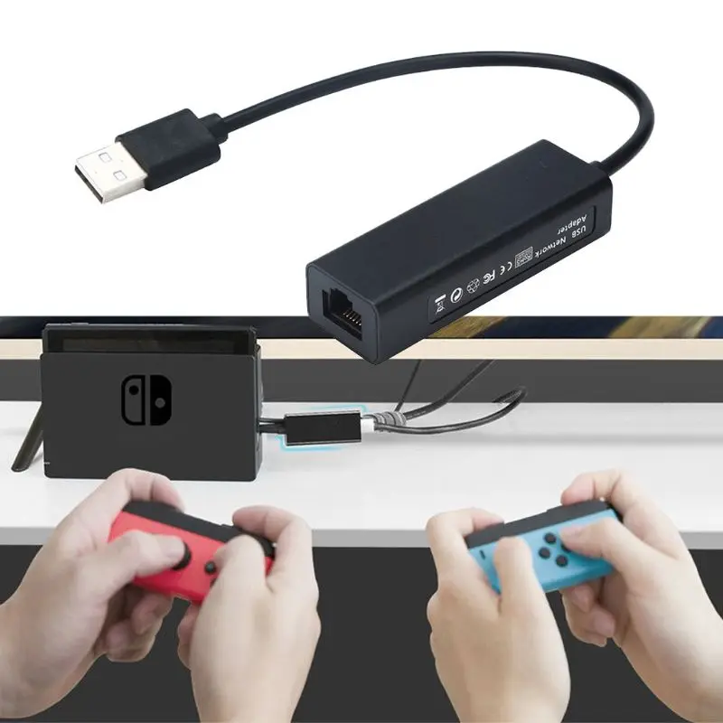 100Mbps USB 3.0 Ethernet Network Card For Nintendo Switch/ For Wii/For WiiU Lan Connection Adapter
100Mbps USB 3.0 Ethernet Network Card For Nintendo Switch/ For Wii/For WiiU Lan Connection Adapter
