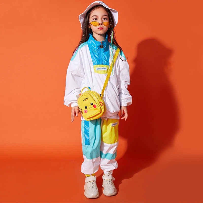 Stitching Hip Hop Dance Costumes For Girls Street Dance Practice Dancing Wear Performance Clothing Kids Jazz Rave Outfit DC3829
Stitching Hip Hop Dance Costumes For Girls Street Dance Practice Dancing Wear Performance Clothing Kids Jazz Rave Outfit DC3829