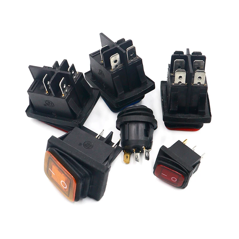 KCD1 KCD2 KCD4 On Off 10A16A20A 125V 250V AC Heavy Duty DPST Sealed Waterproof Auto Boat Marine Toggle Rocker Switch with light
KCD1 KCD2 KCD4 On Off 10A16A20A 125V 250V AC Heavy Duty DPST Sealed Waterproof Auto Boat Marine Toggle Rocker Switch with light