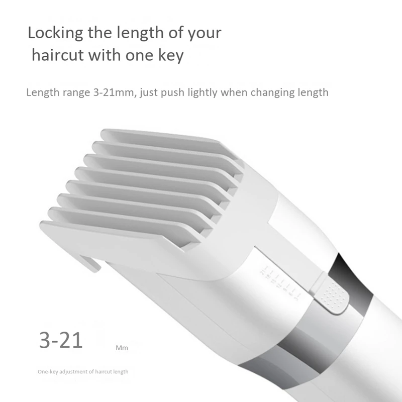 Electric Hair Clipper USB Ceramic Hair Clipper Fast Charge Hair Men Hair Clipper
Electric Hair Clipper USB Ceramic Hair Clipper Fast Charge Hair Men Hair Clipper