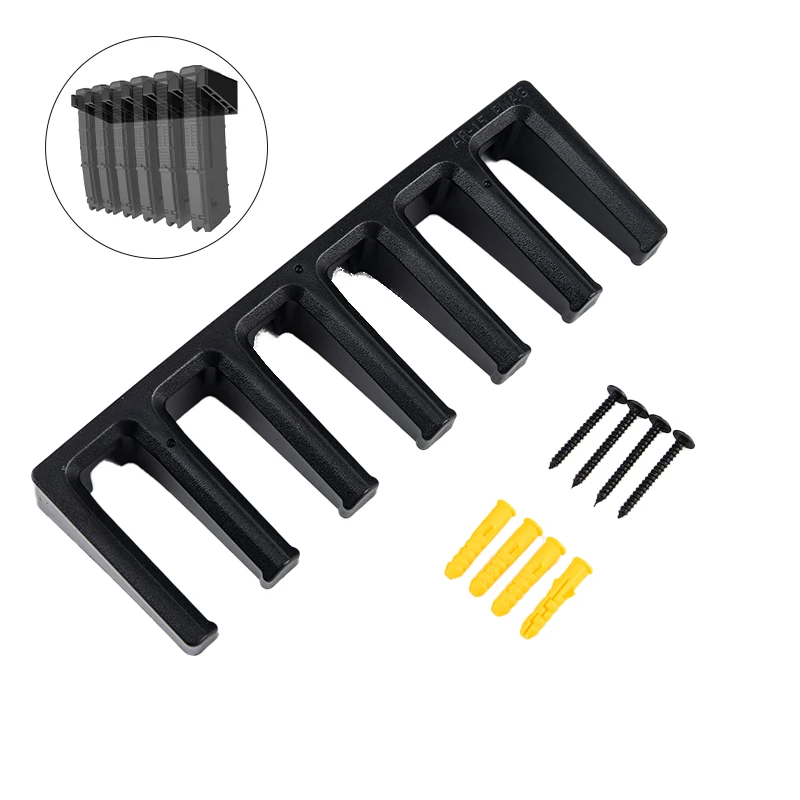 ABS 6X Standard PMAG Wall Mount Magazine Rack, Family Magazine Storage Rack For Glock For Hunting
ABS 6X Standard PMAG Wall Mount Magazine Rack, Family Magazine Storage Rack For Glock For Hunting
