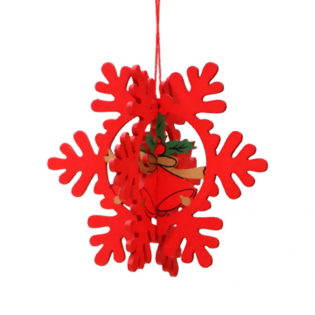 Durable Snowflake Xmas Tree Love-hearted Shape Hanging Pendant Ornament Wood Xmas Tree Pendant Festival for Party
Durable Snowflake Xmas Tree Love-hearted Shape Hanging Pendant Ornament Wood Xmas Tree Pendant Festival for Party