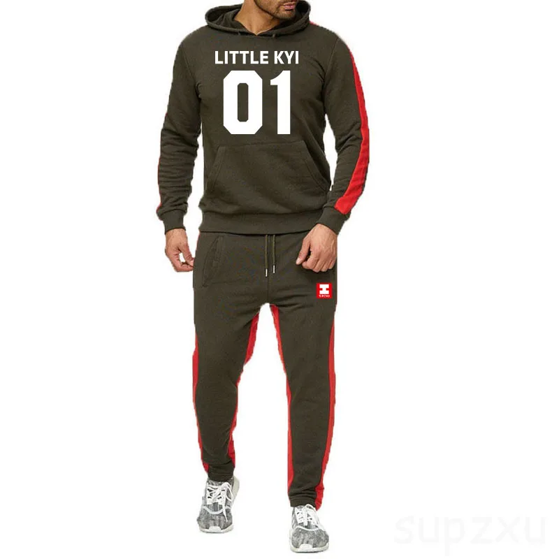 2020 spring and autumn men's 01Logo 2-piece sportswear men's pullover hooded sportswear suit casual hooded sweatshirt + pants 
2020 spring and autumn men's 01Logo 2-piece sportswear men's pullover hooded sportswear suit casual hooded sweatshirt + pants