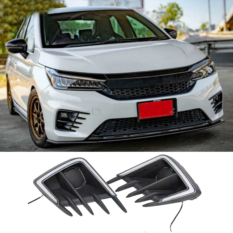 LED Daytime Running Light DRL for Honda City-RS 2020 Daylights Yellow Turn Signal Car Headlight Auto Fog Lamp
LED Daytime Running Light DRL for Honda City-RS 2020 Daylights Yellow Turn Signal Car Headlight Auto Fog Lamp
