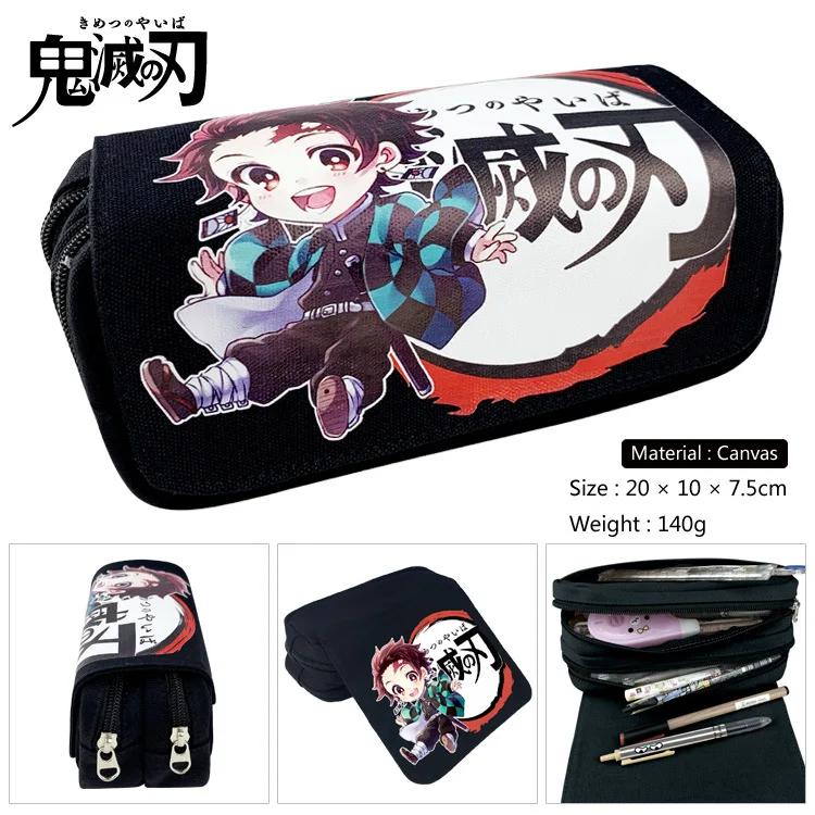 Demon Slayer Kimetsu no Yaiba Pen Bags Double Zipper School Pencil Case Box Cosmetic Makeup Bag Storage Bag Purse Wallet Gift
Demon Slayer Kimetsu no Yaiba Pen Bags Double Zipper School Pencil Case Box Cosmetic Makeup Bag Storage Bag Purse Wallet Gift