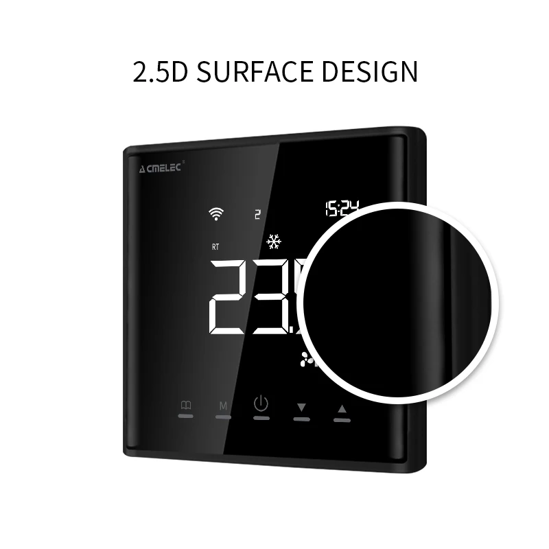 Tuya Air Conditioner Smart Thermostat For Google Home /Alexa WIFI Central Room Temperature ForAdjustable Digital Thermostat
Tuya Air Conditioner Smart Thermostat For Google Home /Alexa WIFI Central Room Temperature ForAdjustable Digital Thermostat