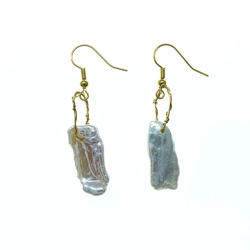 Natural Freshwater Pearl Gilding Earrings Original Alien Irregular Baroque Vintage Jewelry Prom Party Gifts For Women
Natural Freshwater Pearl Gilding Earrings Original Alien Irregular Baroque Vintage Jewelry Prom Party Gifts For Women