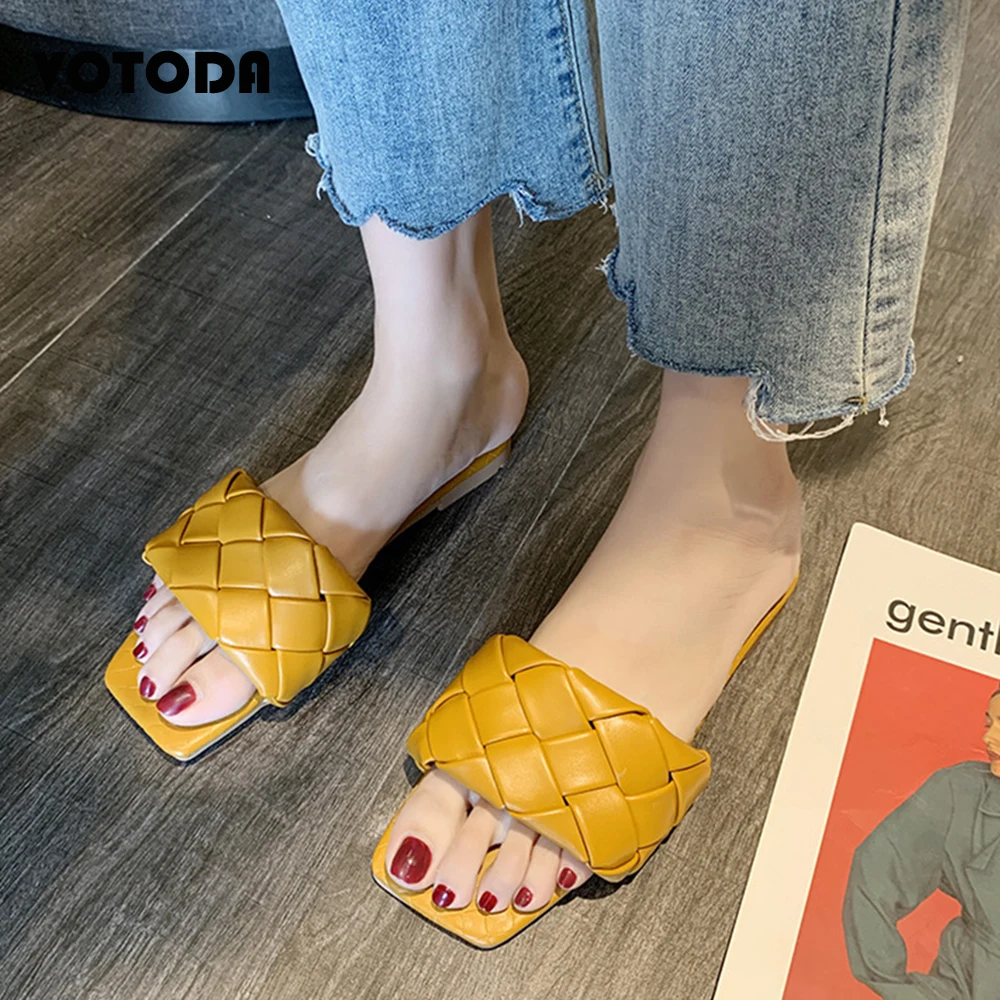 New Women Hand Weave Slippers Ladies Open Toe Slides Summer Beach Sandals Fashion Flat Flip Flops Female Casual Outside Footwear
New Women Hand Weave Slippers Ladies Open Toe Slides Summer Beach Sandals Fashion Flat Flip Flops Female Casual Outside Footwear