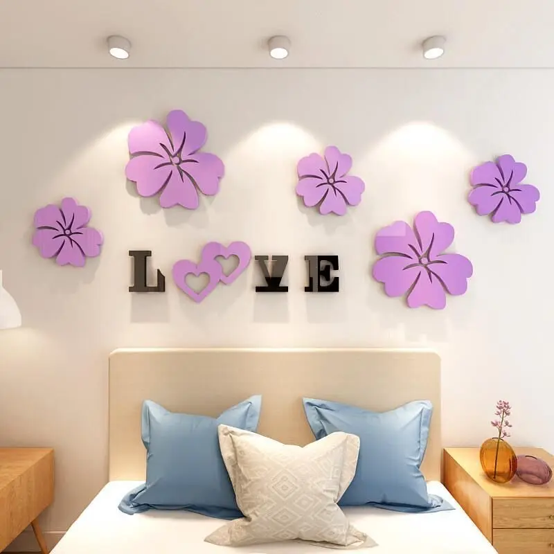 Hot Selling Acrylic 3d Stereo Wall Stickers Warm Wedding Room Bedroom Bedside Wall Decoration Stickers Sofa Background Stickers
Hot Selling Acrylic 3d Stereo Wall Stickers Warm Wedding Room Bedroom Bedside Wall Decoration Stickers Sofa Background Stickers
