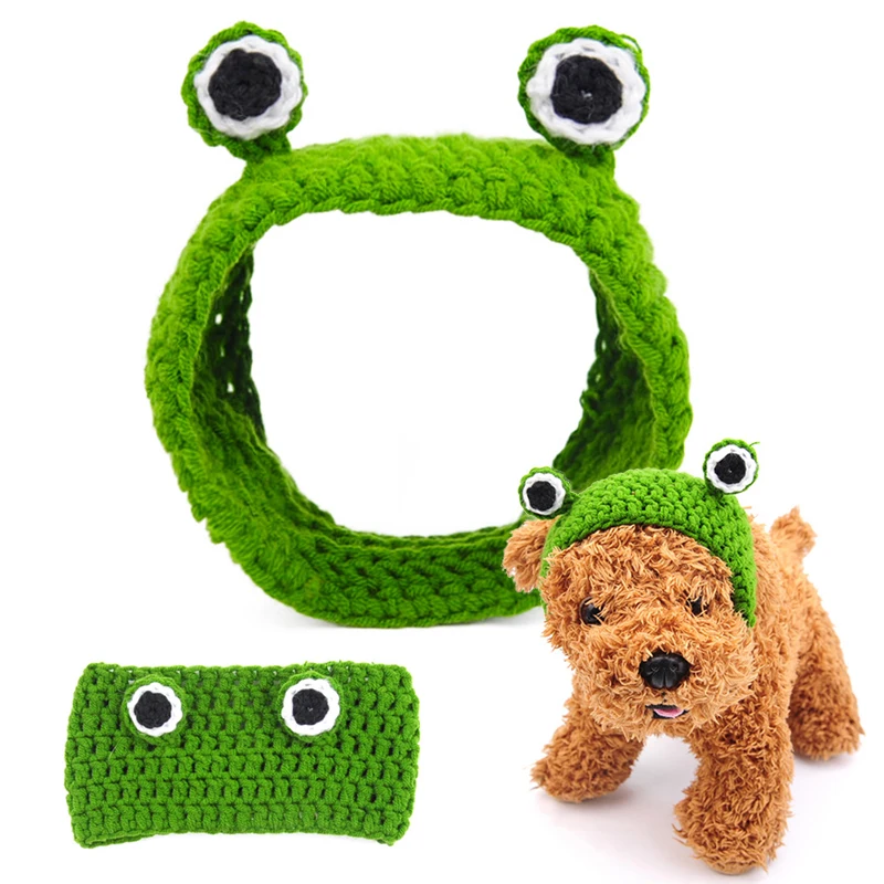 Cats Dogs Cartoon Knitted Woolen Cap Cute Dress Up Cute Pets Frog Costume Head Gear Pet Supplies Pet Sweater Hat Comfortable
Cats Dogs Cartoon Knitted Woolen Cap Cute Dress Up Cute Pets Frog Costume Head Gear Pet Supplies Pet Sweater Hat Comfortable