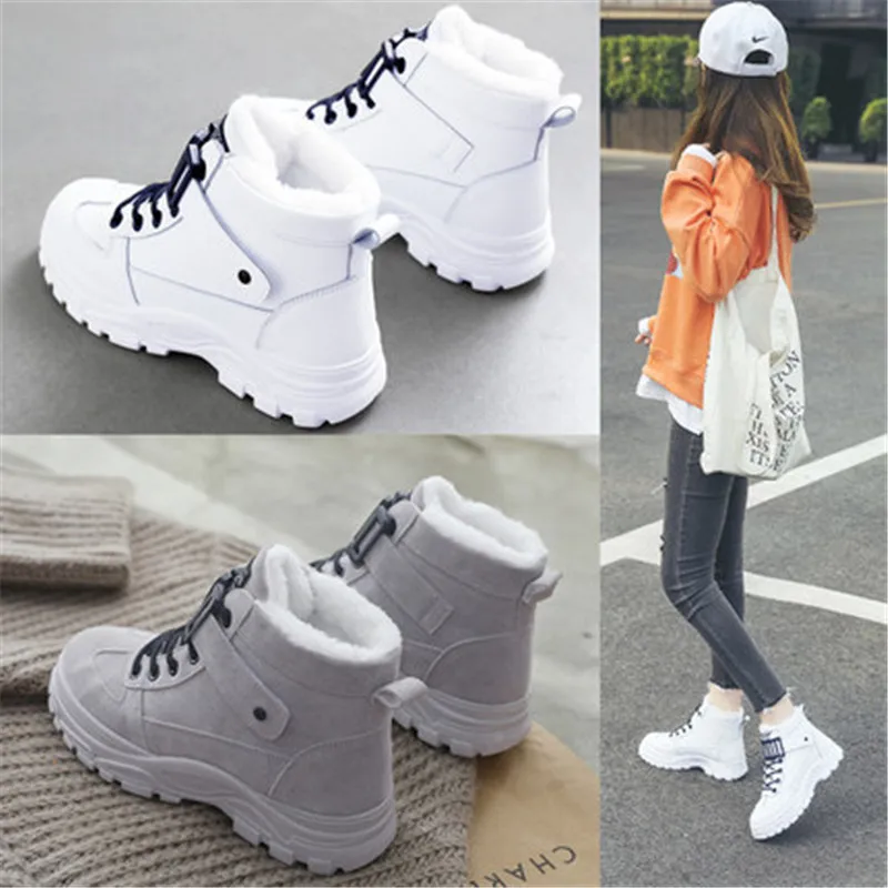 Women Winter Snow Boots 2020 New Fashion High-Top Shoes Casual Woman Waterproof Warm Boots Woman Sneakers High Quality White
Women Winter Snow Boots 2020 New Fashion High-Top Shoes Casual Woman Waterproof Warm Boots Woman Sneakers High Quality White