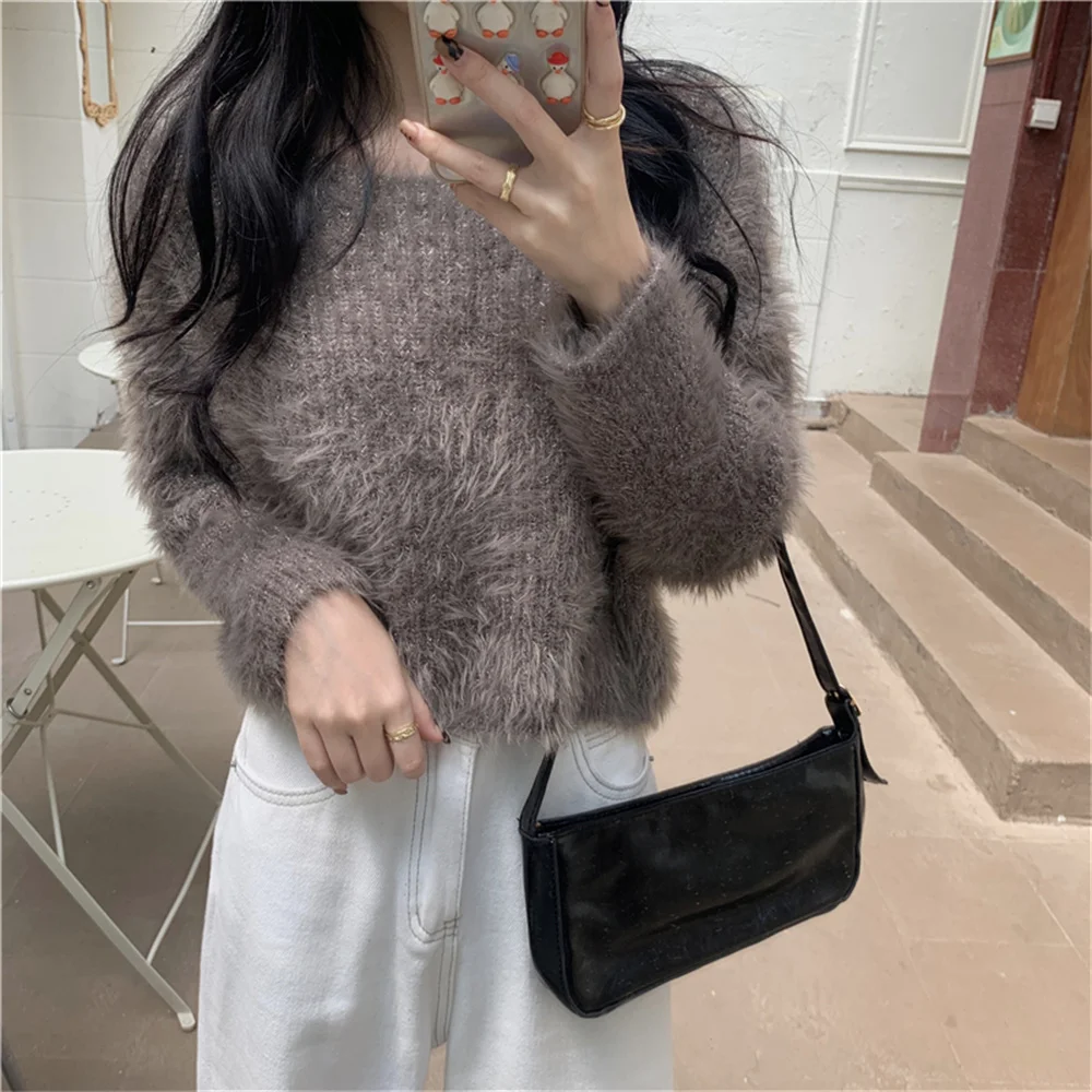 Женский Мягкий трикотажный свитер 민민민민6 цветов, новый однотонный шикарный пуловер 2021 года, Элегантная универсальная уличная одежда, попу...
Женский Мягкий трикотажный свитер 민민민민6 цветов, новый однотонный шикарный пуловер 2021 года, Элегантная универсальная уличная одежда, попу...