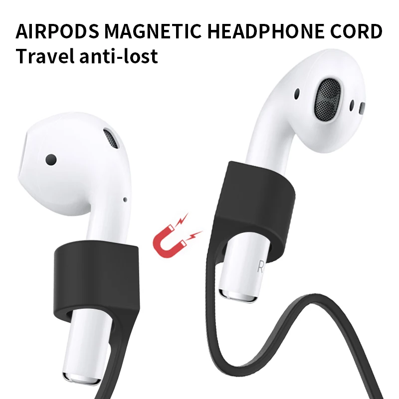 Магнитный шнур для наушников Airpods Pro Airdots силиконовые наушники Xiaomi с защитой от