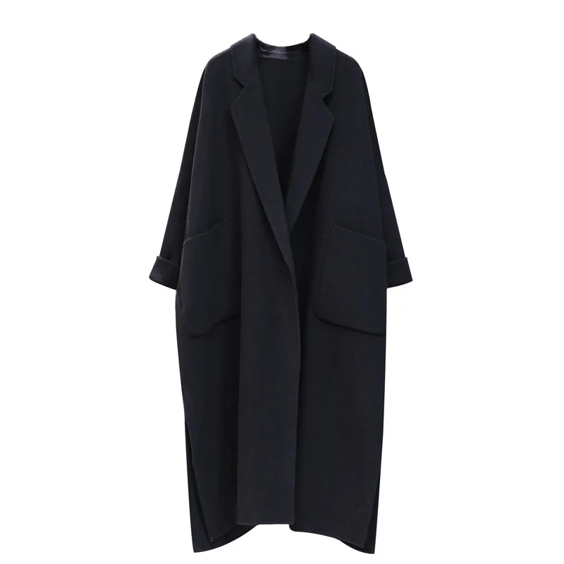 XUXI Handmade Double-sided Cashmere Windbreaker Over-the-knee Loose Women Clothing Woolen Coat Spring Autumn 2021 FZ3555
XUXI Handmade Double-sided Cashmere Windbreaker Over-the-knee Loose Women Clothing Woolen Coat Spring Autumn 2021 FZ3555