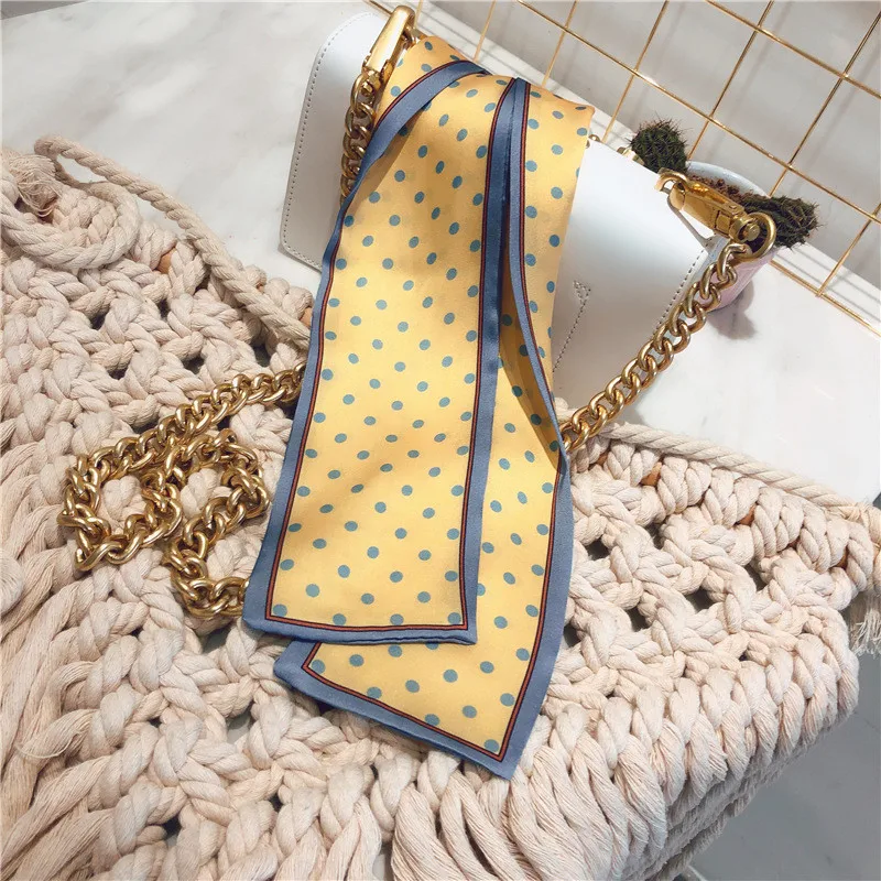 2020 hijab scarf women bandana silk scarf foulard femme hair scarf lovey occupation Wave point Versatile Small silk scarf Ribbon
2020 hijab scarf women bandana silk scarf foulard femme hair scarf lovey occupation Wave point Versatile Small silk scarf Ribbon