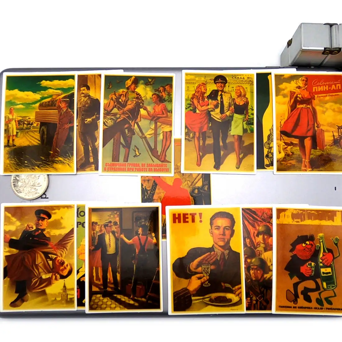 25pcs CCCP Poster USSR Stalin Retro Art Fun Phone Laptop Skateboard Motorcycle Car Stickers Pack for Guitar Luggage Bike Sticker
25pcs CCCP Poster USSR Stalin Retro Art Fun Phone Laptop Skateboard Motorcycle Car Stickers Pack for Guitar Luggage Bike Sticker