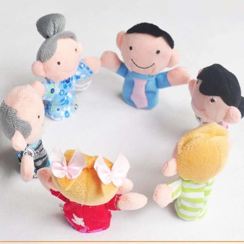 Детские куклы на палец в виде животных 10 шт. мягкие игрушки для детей | Игрушки и