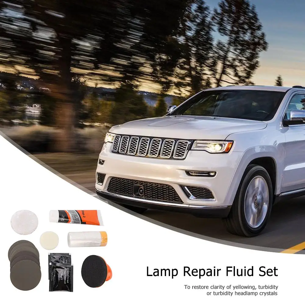 Auto Headlight Restoration Brightener Kit Sand Polishing Protection Improve Clarity DIY Car Headlamp Lens Clean Polish
Auto Headlight Restoration Brightener Kit Sand Polishing Protection Improve Clarity DIY Car Headlamp Lens Clean Polish