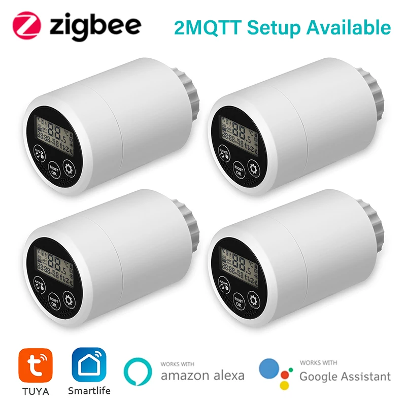 Tuya Smart Home ZigBee TRV Thermostat Radiator Valve Actuator Programmable Temperature Controller Support Alexa Google Assistant
Tuya Smart Home ZigBee TRV Thermostat Radiator Valve Actuator Programmable Temperature Controller Support Alexa Google Assistant