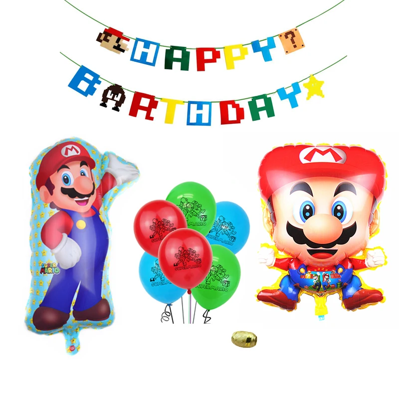 10pcs/set Super Mario Helium Balloon Party Decoration Banner For Birthday Party Decoration kids Ballon globos
10pcs/set Super Mario Helium Balloon Party Decoration Banner For Birthday Party Decoration kids Ballon globos