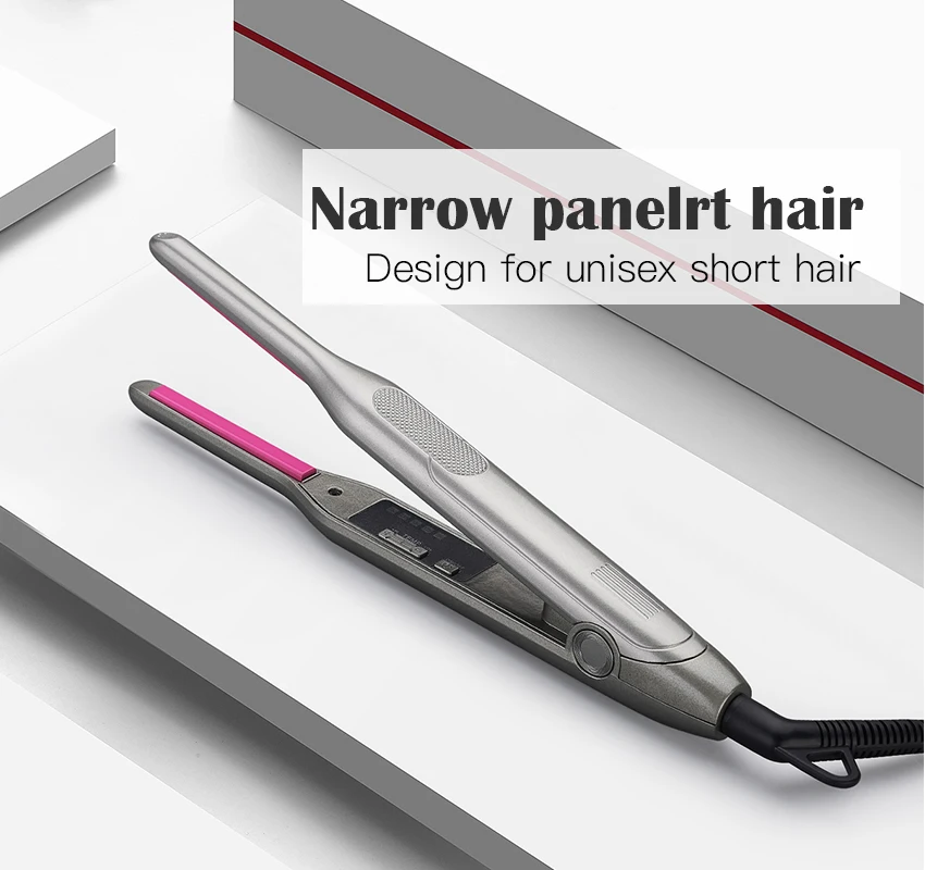 8mm Slim Plate Mini Hair Straightener Iron Man Moustache Hair Clipper Ceramic Coating for Short Hair Curler
8mm Slim Plate Mini Hair Straightener Iron Man Moustache Hair Clipper Ceramic Coating for Short Hair Curler