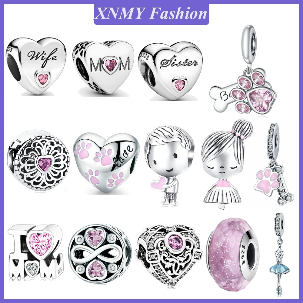 XNMY новые модные искусственные бусины, розовый кулон в виде собачьей лапы, бусины серии Love подходят для оригинальных женских браслетов Pandora, ...
XNMY новые модные искусственные бусины, розовый кулон в виде собачьей лапы, бусины серии Love подходят для оригинальных женских браслетов Pandora, ...