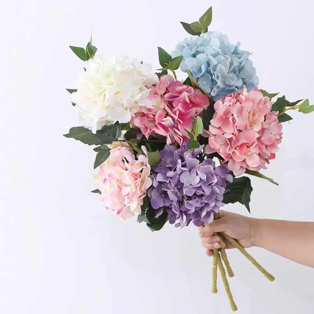 Artificial Flowers Single Bud Simulation Hydrangea Fabric Beautiful Fake Hydrangea Nordic Style Wedding Home Decor Wholesale
Artificial Flowers Single Bud Simulation Hydrangea Fabric Beautiful Fake Hydrangea Nordic Style Wedding Home Decor Wholesale
