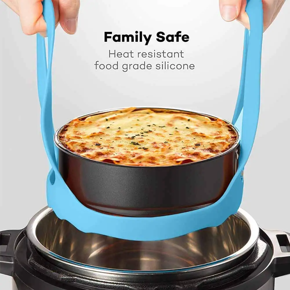 Pressure Cooker Sling Steamer Silicone Baking Pan Lifter Instant Pot Accessories Food Grade Silicone Anti-scalding Egg Steamer
Pressure Cooker Sling Steamer Silicone Baking Pan Lifter Instant Pot Accessories Food Grade Silicone Anti-scalding Egg Steamer