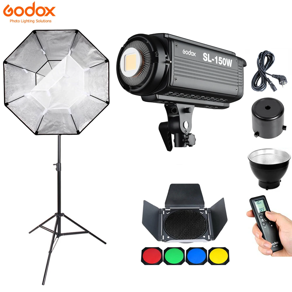 Godox SL-150W SL150W 150WS 5600K White Version LCD Panel LED Video Light Continuous Output Bowens Mount Studio Light
Godox SL-150W SL150W 150WS 5600K White Version LCD Panel LED Video Light Continuous Output Bowens Mount Studio Light