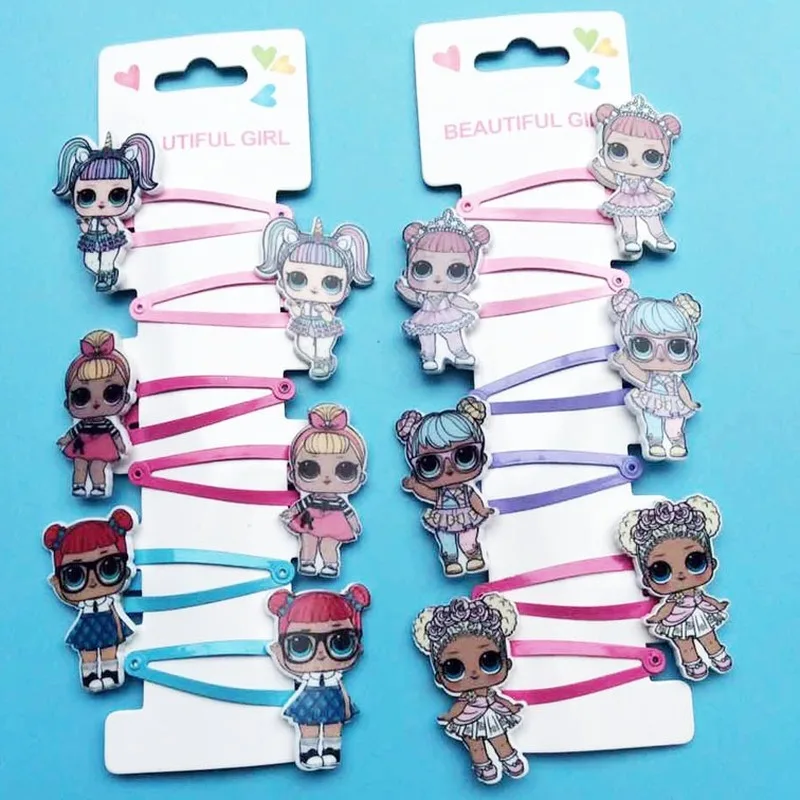6pcs LOL Surprise Dolls Hairpin Rubber Band Hair Accessories Cartoon Resin Printing Accessories A Set Girl Headdress gifts
6pcs LOL Surprise Dolls Hairpin Rubber Band Hair Accessories Cartoon Resin Printing Accessories A Set Girl Headdress gifts
