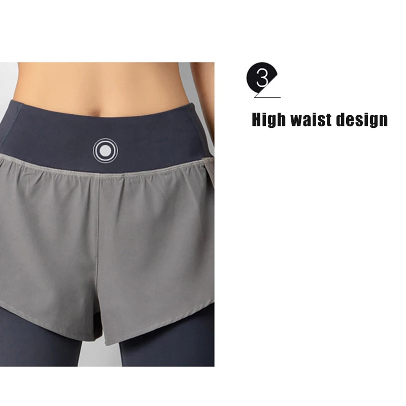 2-in-1 Women Yoga Leggings Full Length Tummy Control Compression Workout Exercise Running Yoga Pant J55
2-in-1 Women Yoga Leggings Full Length Tummy Control Compression Workout Exercise Running Yoga Pant J55