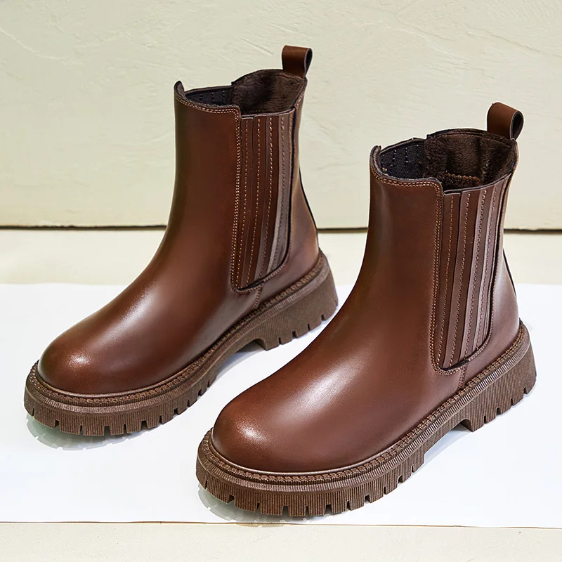 women Chelsea boots PU leather winter ankle boots 2021 Designer casual women shoes Retro chunky platform boots shoes female
women Chelsea boots PU leather winter ankle boots 2021 Designer casual women shoes Retro chunky platform boots shoes female
