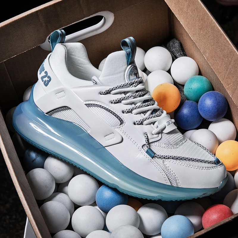 Trend Reflective Running Shoes Men Breathable Mesh Sneakers Air Cushion Trainers Man Athletic Sports Jogging Shoes High Quality
Trend Reflective Running Shoes Men Breathable Mesh Sneakers Air Cushion Trainers Man Athletic Sports Jogging Shoes High Quality