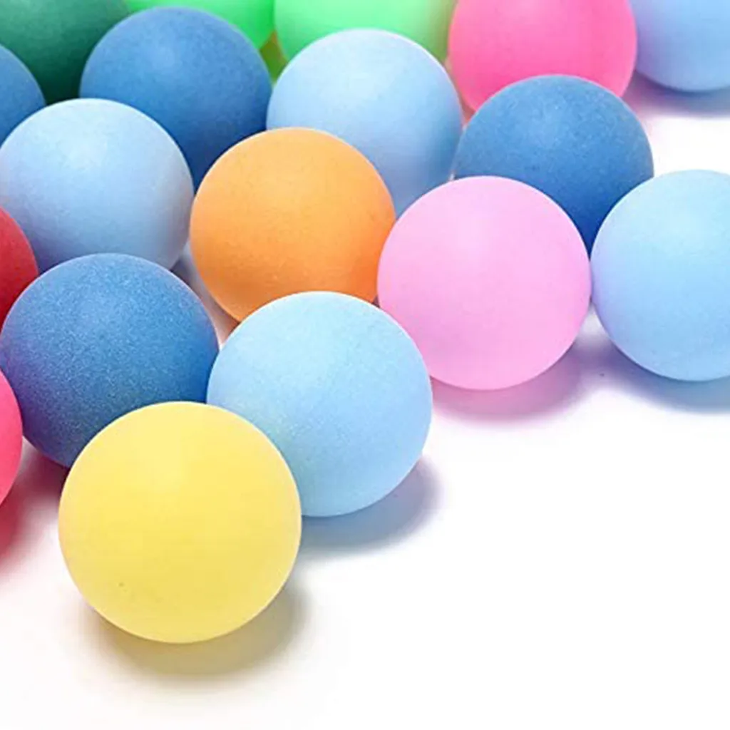 50pcs/pack Colored Ping Pong Balls 40mm Entertainment Table Tennis Balls Mixed Colors For Game And Activity Mix Color#30
50pcs/pack Colored Ping Pong Balls 40mm Entertainment Table Tennis Balls Mixed Colors For Game And Activity Mix Color#30