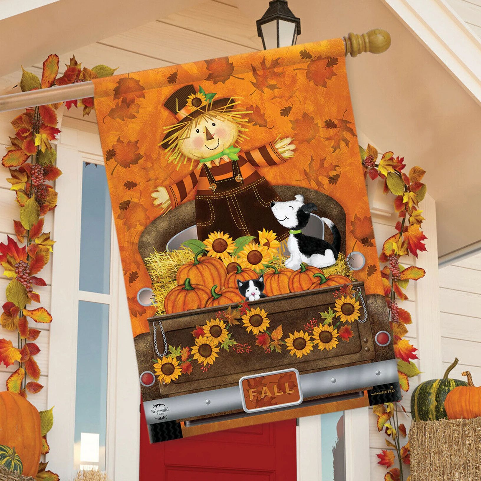 28" x 40" Scarecrow Great Harvest Banner Flag HAPPY FALL pumpkin Decoration Banner Holiday Decoration
28" x 40" Scarecrow Great Harvest Banner Flag HAPPY FALL pumpkin Decoration Banner Holiday Decoration