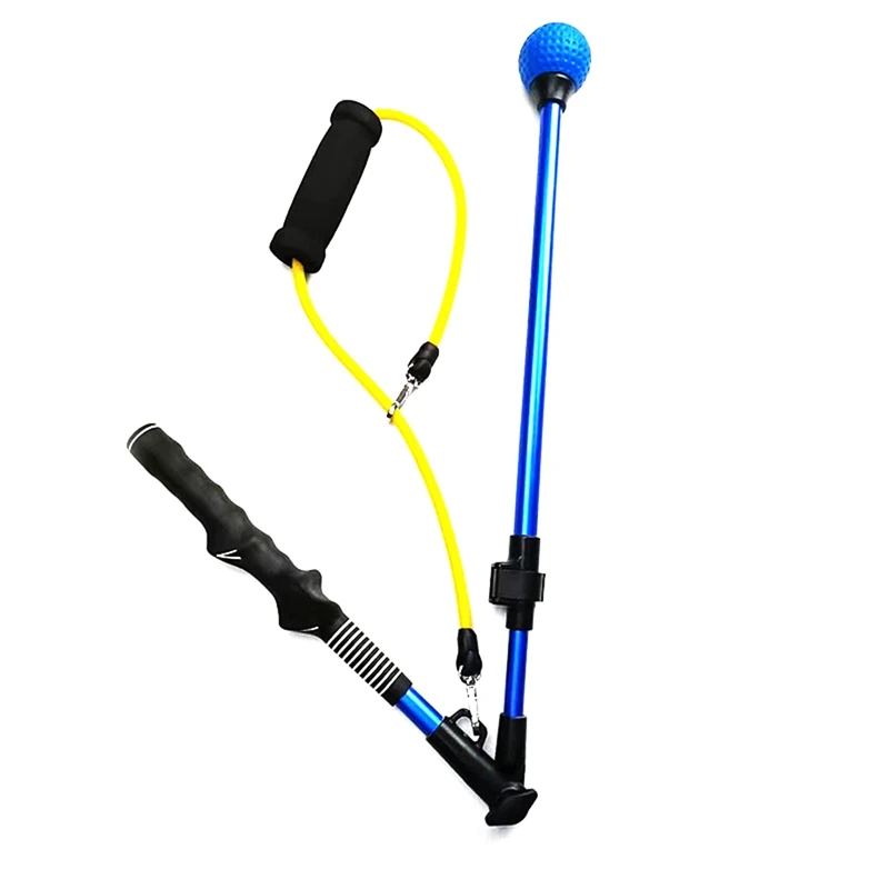 ELOS-Folding Golf Swing Trainer Stick Posture Corrector Practice Swing Training Aids With Rubber Rope Strength Exercises
ELOS-Folding Golf Swing Trainer Stick Posture Corrector Practice Swing Training Aids With Rubber Rope Strength Exercises