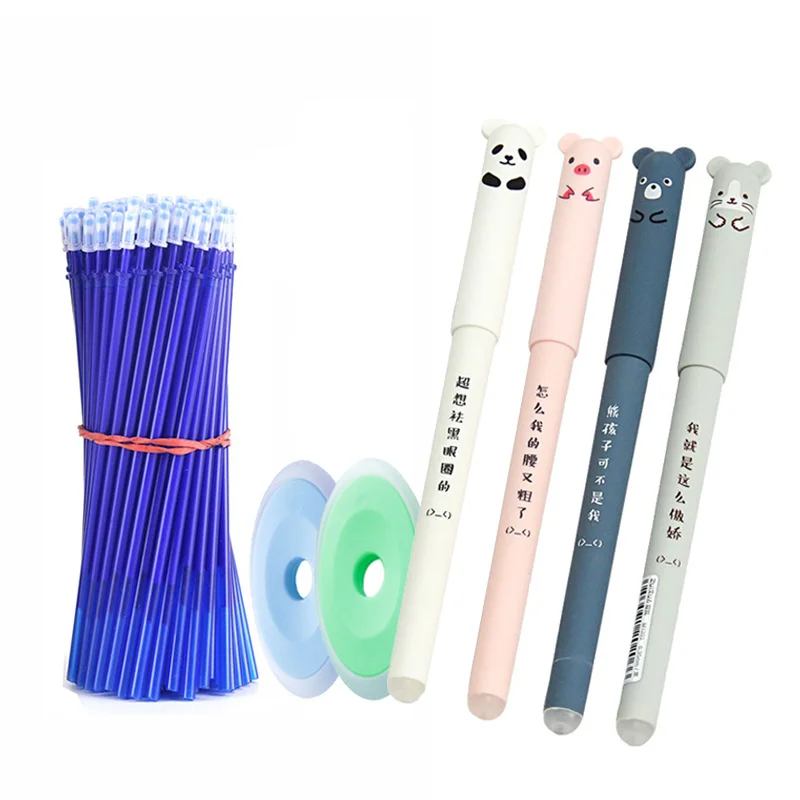 26 panda animal buns/set s pen erasable gel 0.5mm rubber pen refills disposable rods handle office supplies school stationery
26 panda animal buns/set s pen erasable gel 0.5mm rubber pen refills disposable rods handle office supplies school stationery