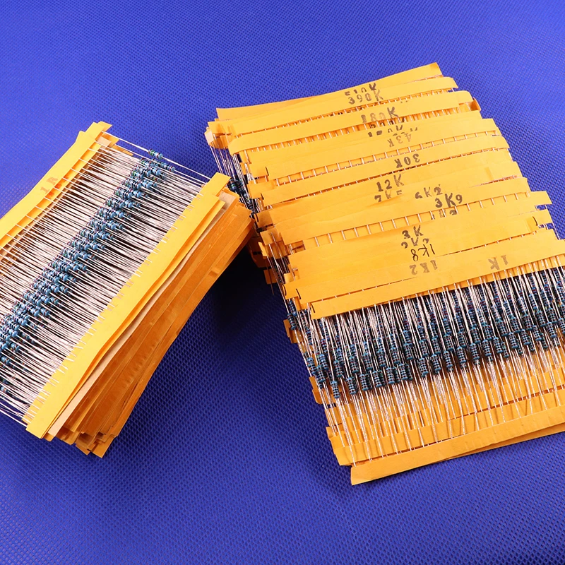 2600pcs 130 Values 1/4W 0.25W 1% Metal Film Resistors Assorted Pack Kit Set Lot Resistors Assortment Kits Fixed capacitors
2600pcs 130 Values 1/4W 0.25W 1% Metal Film Resistors Assorted Pack Kit Set Lot Resistors Assortment Kits Fixed capacitors