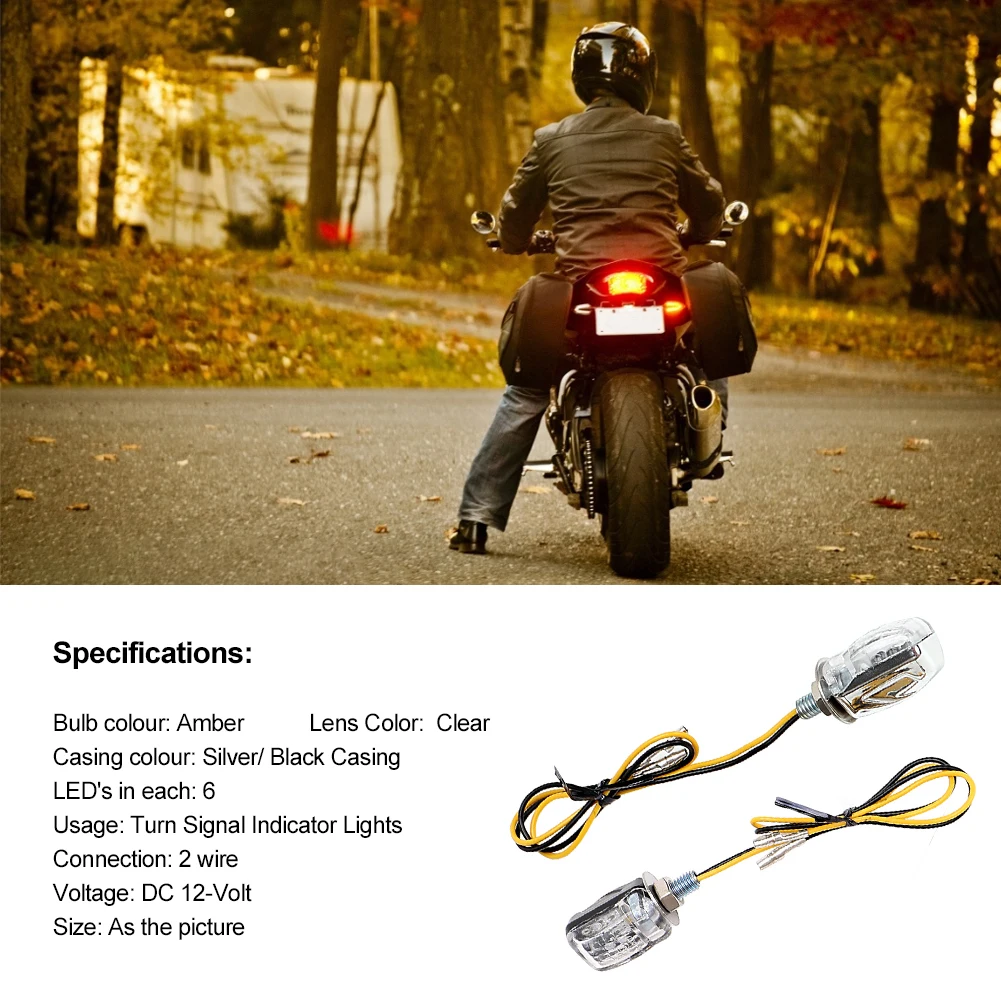 Motorcycle LED Turn Signal Mini LED Turn Signal Turn Signal General LED Modified Small Turn Light for Sports Car
Motorcycle LED Turn Signal Mini LED Turn Signal Turn Signal General LED Modified Small Turn Light for Sports Car